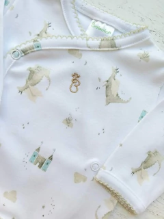 BODY CRUZADO DRAGONES ARENA ALGODON - BROTECITOS (BROBO-DU) - Mamá Coneja