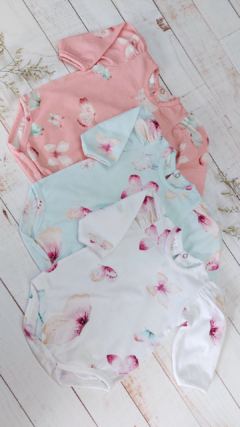 BODY MANGA PRINCESA MARIPOSA ROSA PIMA - BROTECITOS (BROBOMP-M03)
