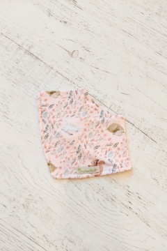 BABERO BANDANA ARDILLA ROSA - BROTECITOS (BROBABEBAN-DW)