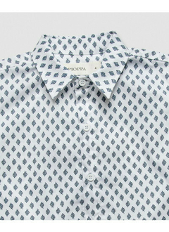 CAMISA ESTAMPADA MC DE POPLIN - PIOPPA (C-RAMIRO) - comprar online