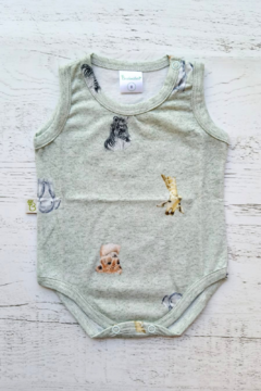 BODY MUSCULOSA JERSEY JUNGLA VERDE SECO - BROTECITOS (BROV2405-04)