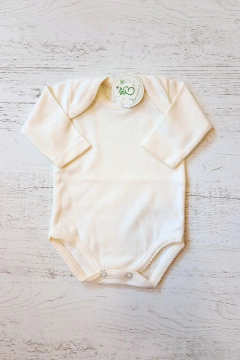 Imagen de BODY ML NATURAL PIMA CUELLO AMERICANO - BROTECITOS (BROBOAM-NT)