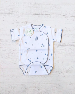 BODY CRUZADO MC ROSITAS AZULES - BROTECITOS (BROBOMC-F21) en internet