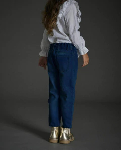 JEAN BAGGIE C/ CINTURA FRUNCIDA - PIOPPA (P-ANA)