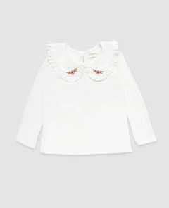 REMERA CUELLO BORDADO - PIOPPA (R-PENELOPE)