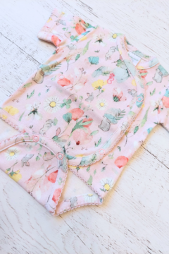 BODY CRUZADO MC PETALOS ROSA PIMA - BROTECITOS (BROBOMC-CU) - comprar online