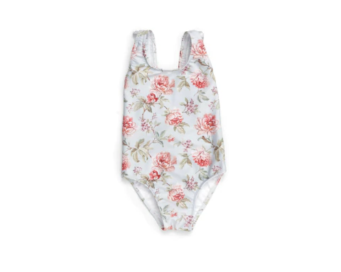 PEONIAS TRAJE DE BAÑO NENA CON MOÑO EN ESPALDA - BABYTIME (BT122803470248)