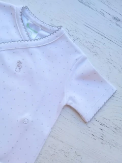 BODY CRUZADO MC PINTITAS GRIS - BROTECITOS (BROBOMC-15P)