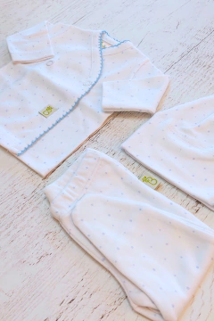 SET X3 PREMATURO: BATITA, RANITA Y GORRO - BROTECITOS (BRO215-12P) en internet