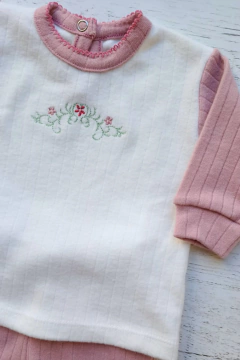 CONJUNTO BUZO Y PANTALON ALGODON FRIZADO ROSA - BROTECITOS (BROBUYPAFR-03) - comprar online
