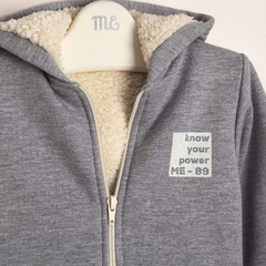 CAMPERA DE FRIZA DORRADA CON PIEL POWER - MAGDALENA ESPOSITO EVERYDAY (E42152074) en internet