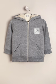 CAMPERA DE FRIZA DORRADA CON PIEL POWER - MAGDALENA ESPOSITO EVERYDAY (E42152074)