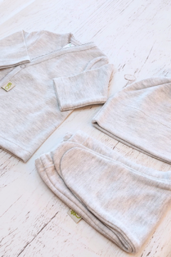 SET X3 PREMATURO: BATITA, RANITA Y GORRO - BROTECITOS (BRO215-55GC)