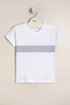 REMERA CON FRANJA MIL RAYAS TOMY - MAGDALENA ESPOSITO (E41142592-15)