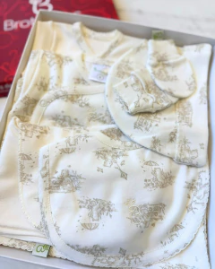 AJUAR 8 PIEZAS: DIAS DE CAMPO NATURAL (BROSET8P-HR) - comprar online