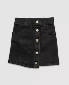 FALDA NEGRA DE JEAN C/ BOTONES - PIOPPA (F-MOORE)