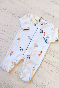 ENTERITO APERTURA DELANTERA FUTBOL BLANCO - BROTECITOS (BROENT-GR) - tienda online