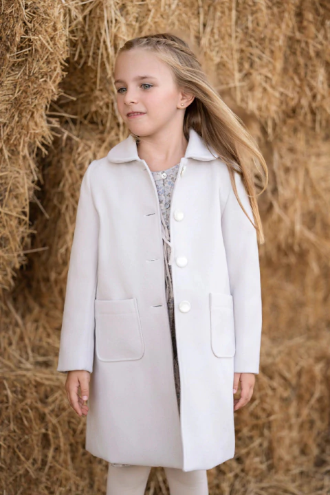 TAPADO DE PAÑO CON BOLSILLOS PLAQUE ALMA - MAGDALENA ESPOSITO (ME44151077)