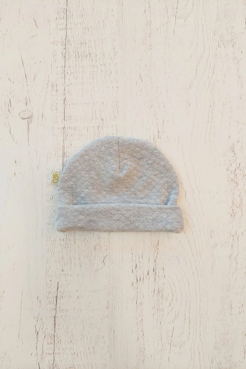 GORRO GRIS TOPO MATELASSE - BROTECITOS (BROGOMAT-55T)