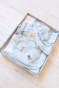 AJUAR 8 PIEZAS FAMILIA: MANTA, BODY, BATITA, RANITA, BABERO, BABITA, GORRO Y MI (BROSET8P-FUL) - comprar online