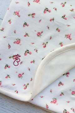 MANTA PLUSH Y ALGODON BCI PIMPOLLO BORDO - BROTECITOS (BROMAPL-FH) - comprar online