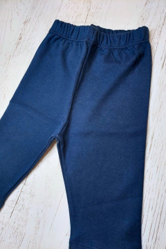 PANTALON CHUPIN AZUL ALGODON - BROTECITOS (BROPANTCH-21)