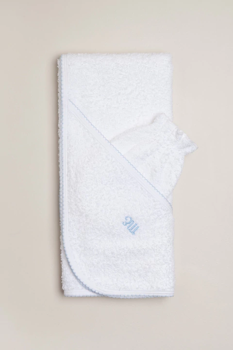TOALLON CON MANOPLA Y LOGO - MAGDALENA ESPÓSITO (ME42524-12)