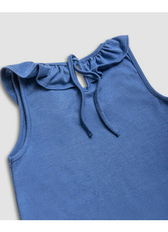 MUSCULOSA CON VOLADOS FRUNCIDOS - PIOPPA (R-PANI) - comprar online