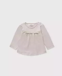 REMERA CON PUNTILLA ROSA - PIOPPA (RB-FRIDA)