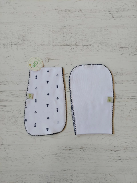 BABITA NAUTICO BLANCO DE HOMBRO EE Y LISA - BROTECITOS (BROSET4-GW)