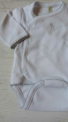 BODY CRUZADO BCO/GRIS PIMA - BROTECITOS (BROBO-15) - comprar online