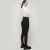 FALDA PENCIL BLACK DENIM - RAMIREZ