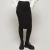 FALDA PENCIL BLACK DENIM - tienda online