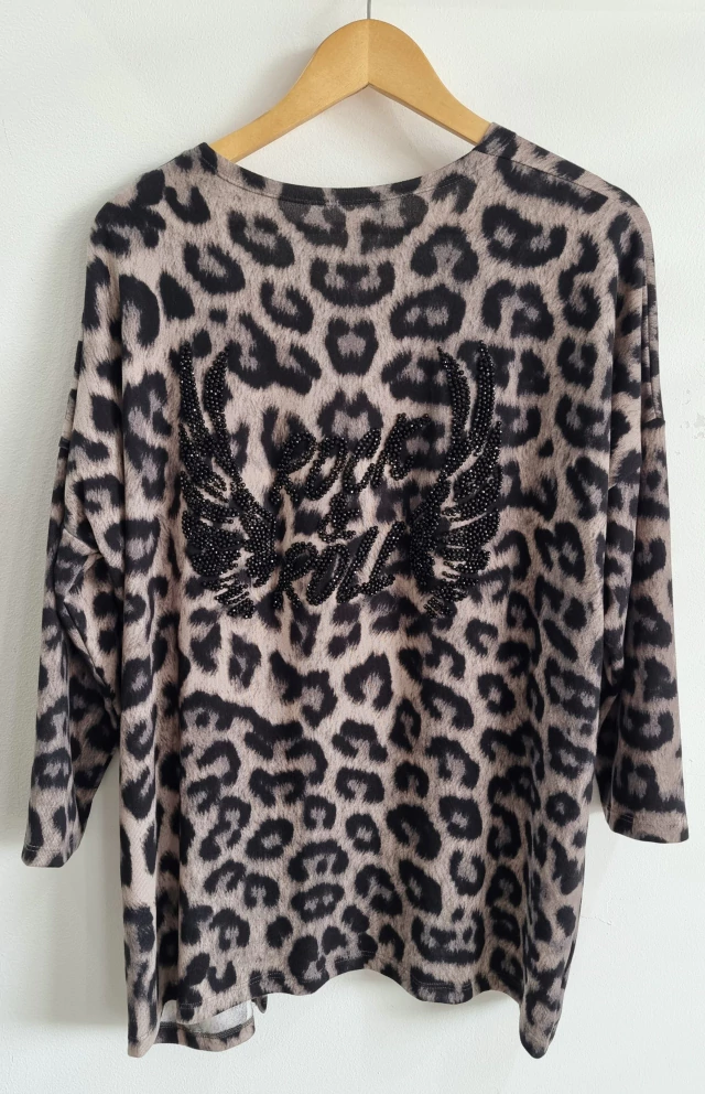 Saco abierto print bordado beige de Kuwana Shop — imagen 5