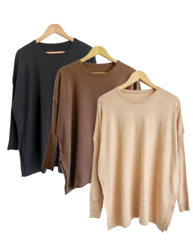 Pack de sweater maxi Bremer largo de Kuwana Shop — imagen 2