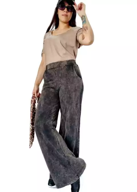 Palazzo WIDE LEG Rustico Nevado ( 40 al 52 ) - comprar online