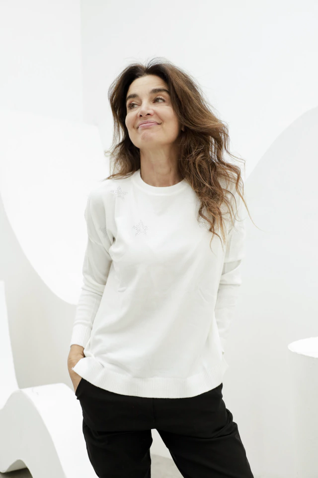 Sweater belen corto stars crude — imagen 4