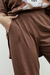 Maxi Palazzo ALGODON CHOCO ( 40 al 50 ) CRISTIN AW25 - Kuwana Shop