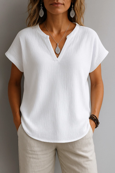 BLUSA MAO LINO BAMBULA - WHTE (XL(XXL) - comprar online