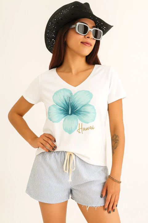 SET Remera HAWAI+ SHORT RAYADO ( 40 al 48) - comprar online