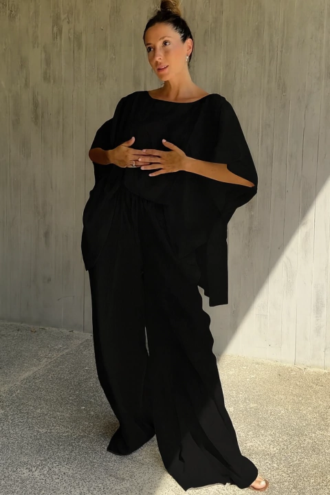 SET LINO BAMBULA TUNICA (2 piezas) 40 al 52 - BLACK - comprar online