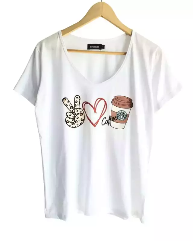 Remera premium coffee starb de Kuwana Shop