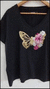 Remeron V Manga 3/4 (XL/XXL) BUTTERFLY BLACK - comprar online