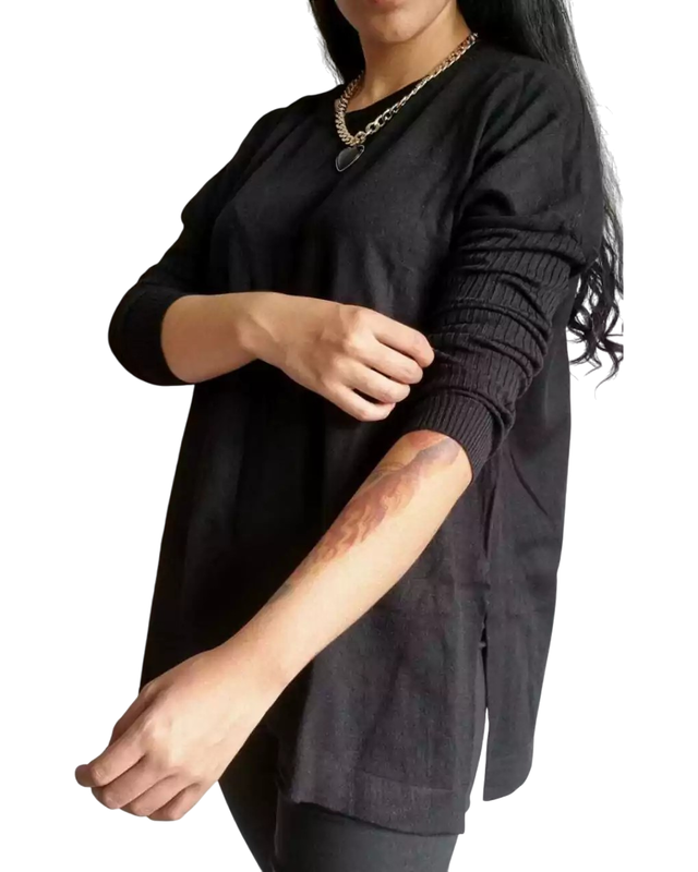 Sweater maxi Bremer largo de Kuwana Shop — imagen 5