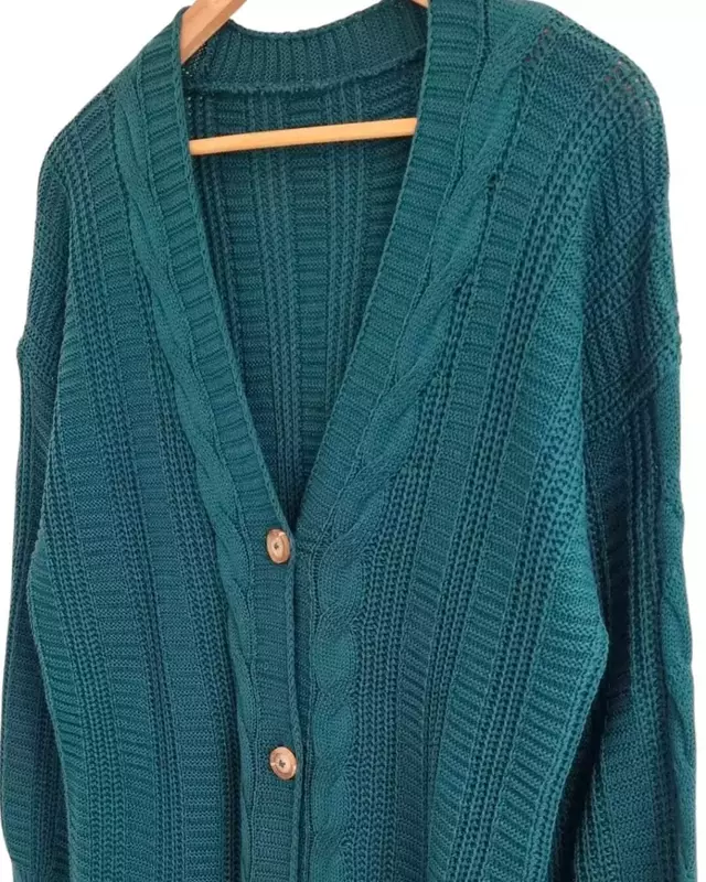 Pack x 3 cardigan largo trenzado L/XL — imagen 7