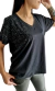 Remera V Oversize (XL) BRIANNA - Kuwana Shop