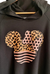 BUZO HOODIE BLACK WAFFLE MICKY PRINT (M al XL) -AW25 en internet