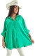 Camisa Maxi Oversize (XXL) Verde ESMERALDA - - Kuwana Shop