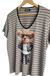 Remera V Rayada BEAR ROCK VISON ( M al XL) -AW25 - - Kuwana Shop