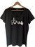 Remera V Flamee PREMIUM Black STAR [ 4 TALLES]